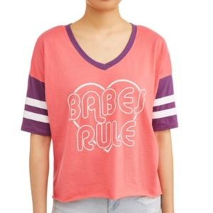 Made Right “Babes Rule” Varsity Baseball Tee